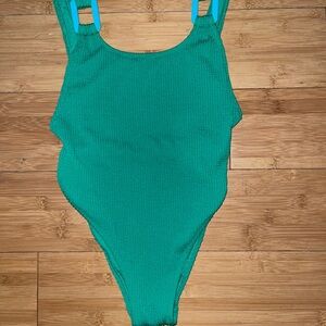 AERIE Green Ribbed Swimsuit❤️❤️